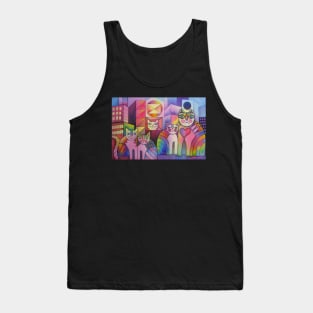 Rainbow City Cats Tank Top